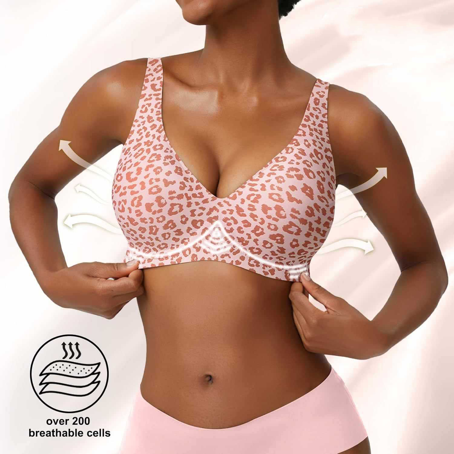 Bra Wanita Tanpa Kawat Motif L - Full Coverage Bra ulasan dan harga