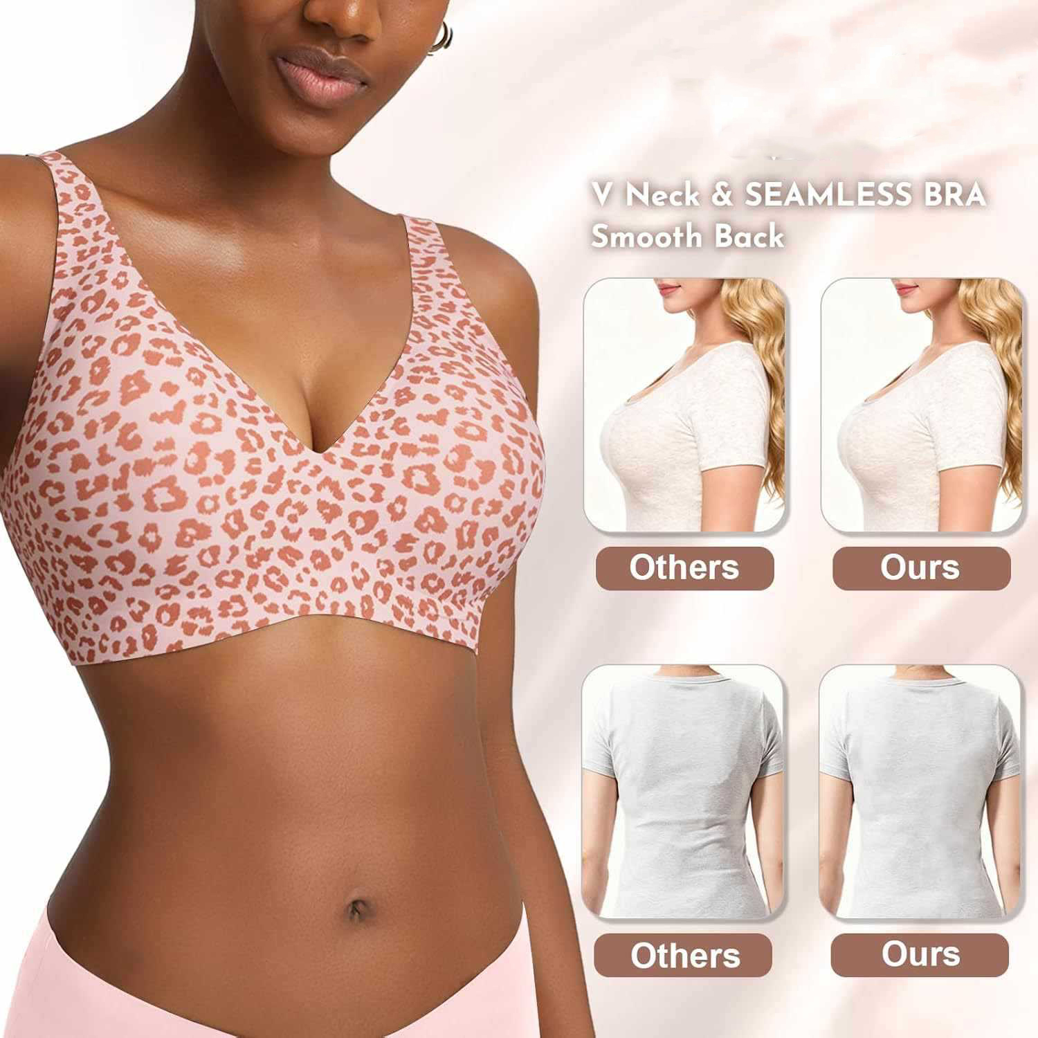 Bra Wanita Tanpa Kawat Motif L - Full Coverage Bra ulasan dan harga