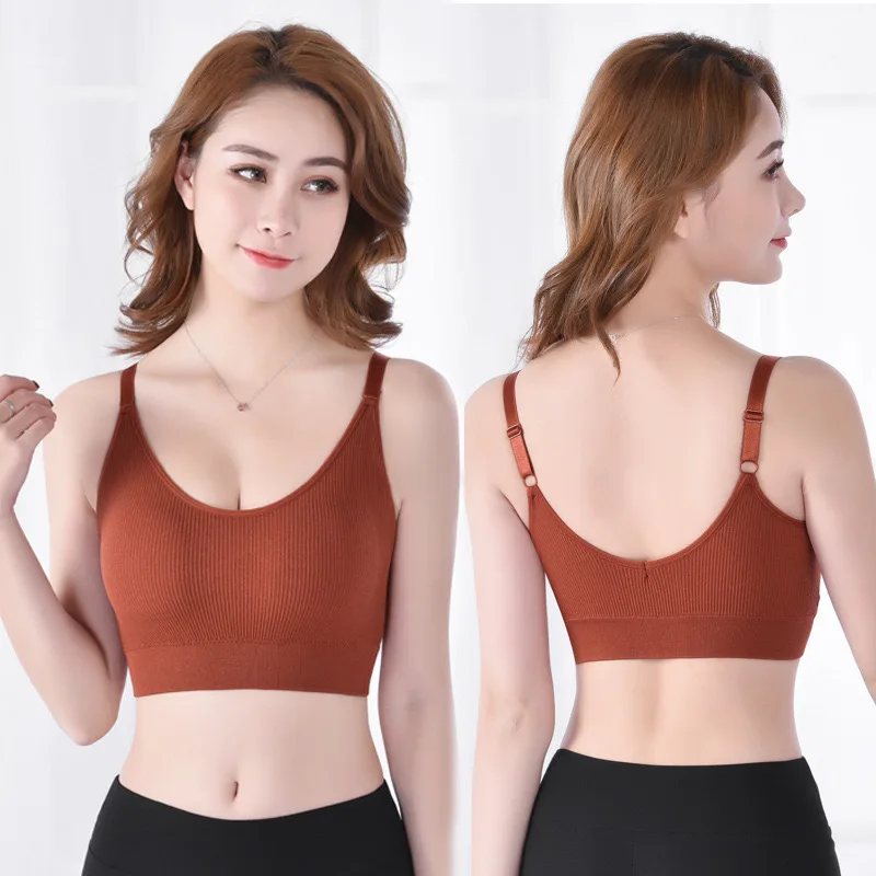 Bra tanpa jahitan yang seksi u - Sleep Bra Bralette ulasan dan harga