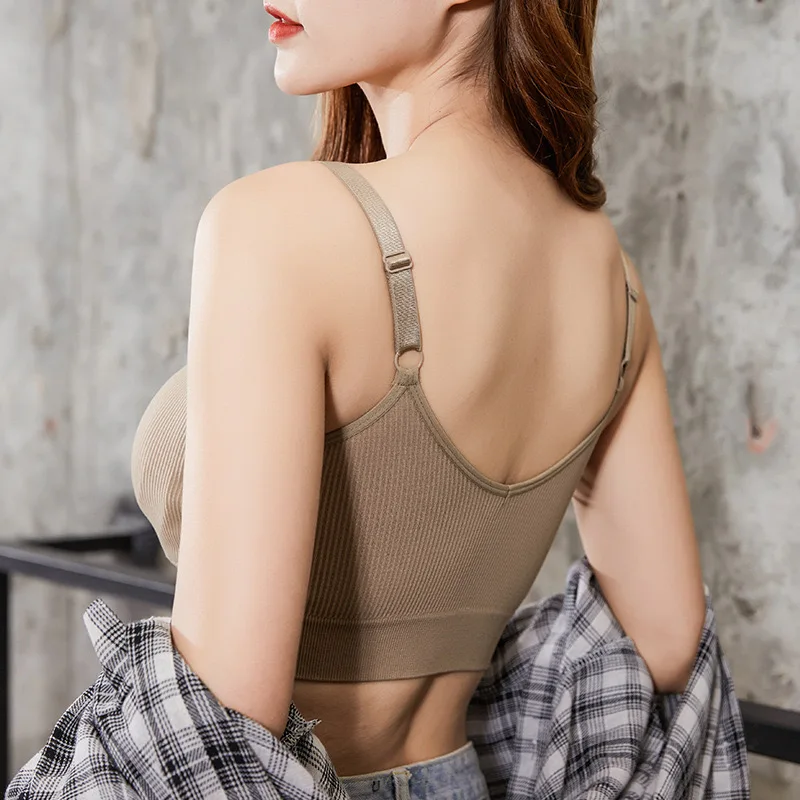 Bra tanpa jahitan yang seksi u - Sleep Bra Bralette ulasan dan harga