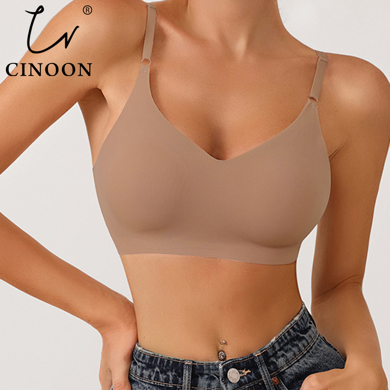CINOON Bra Mulus untuk Wanita  - Sleep Bra Bralette ulasan dan harga